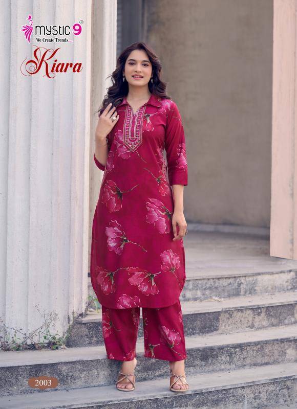 Mystic9 kiara vol 2 cord set Kurti manufacturer in India